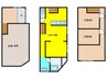 枚方市戸建 2LDKの間取り