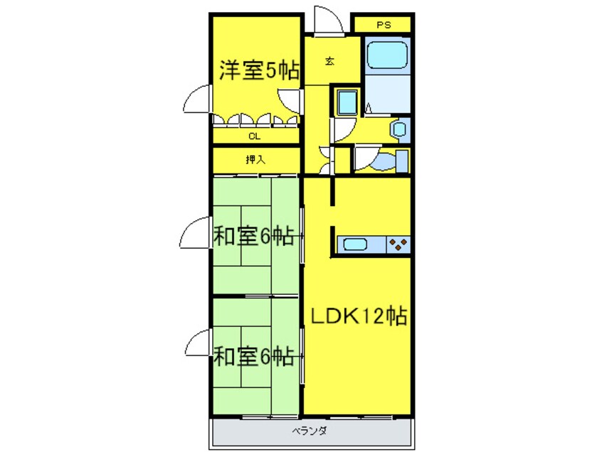 間取図 サンシャイン大和