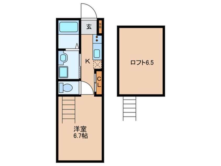 間取図 テクノメゾン太子橋