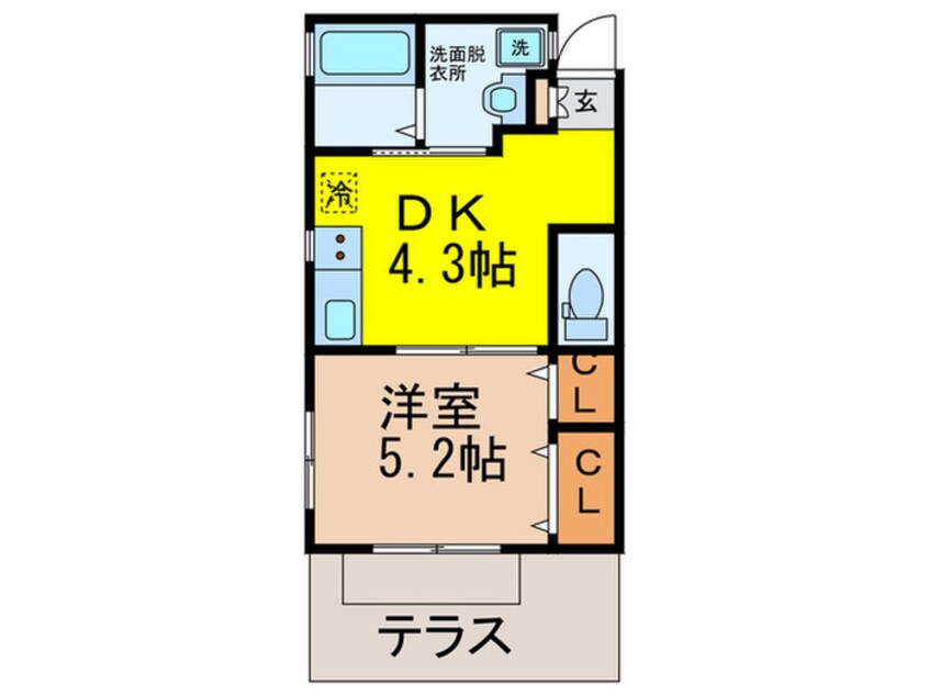 間取図 グランガーデン新神戸