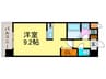 レジュ－ルアッシュ清水 1Rの間取り