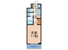 S-RESIDENCE高井田Central 1Kの間取り