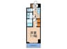 S-RESIDENCE高井田Central 1Kの間取り
