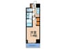S-RESIDENCE高井田Central 1Kの間取り