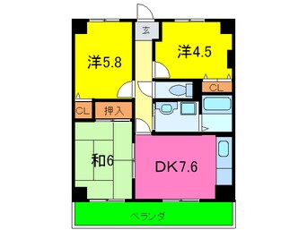 間取図 アリストコ－ト御影