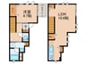 淡路新築戸建賃貸 1LDKの間取り