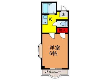 間取図 メゾンかなめ