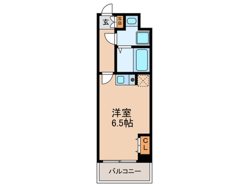 間取図 サンクチュアリ北梅田