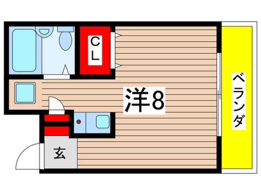 間取図 ハイツ天神