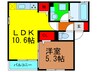 Ｓｕｎ　Ｐｌａｃｅ　香里 1LDKの間取り