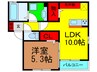 Ｓｕｎ　Ｐｌａｃｅ　香里 1LDKの間取り
