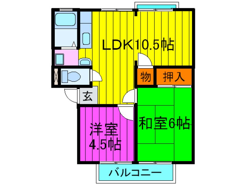 間取図 藤井ハイツ