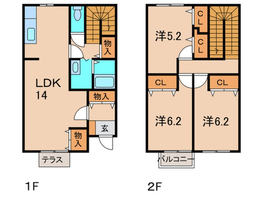 間取図 ユニフレックス寺本Ｂ棟