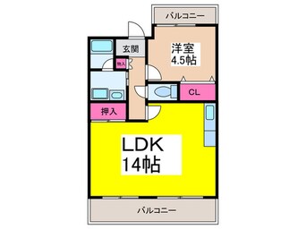 間取図 川辺辻岡マンション