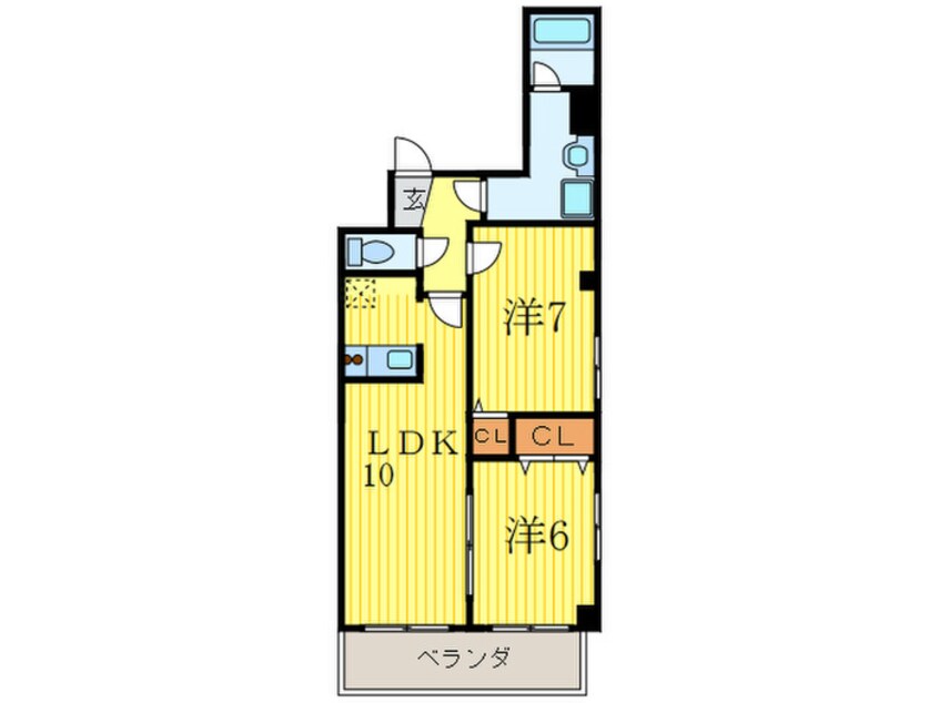 間取図 プラネシア星の子御所西