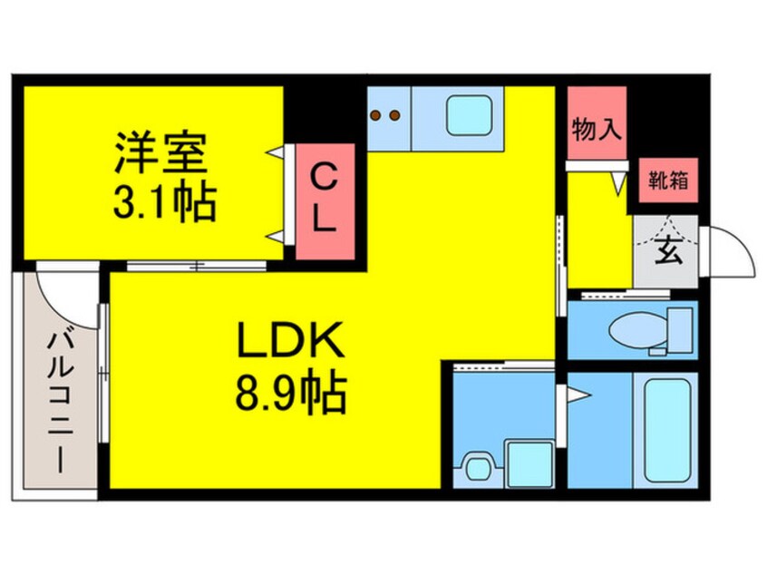 間取図 グローハイツ喜連サウス