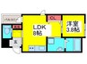 グローハイツ喜連サウス 1LDKの間取り