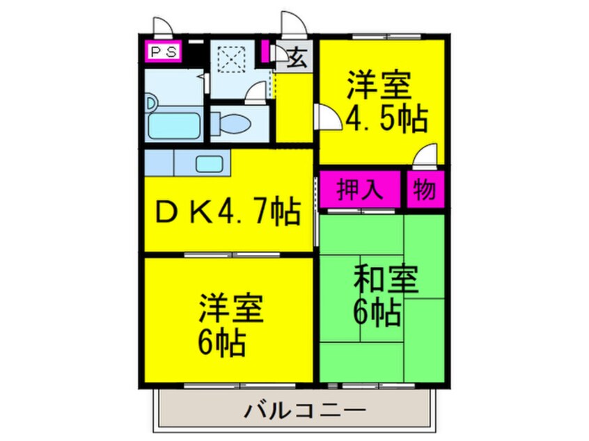 間取図 センチュリーハイツ