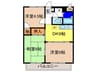 センチュリーハイツ 3DKの間取り