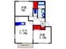 ケイズフレアＮ 2LDKの間取り