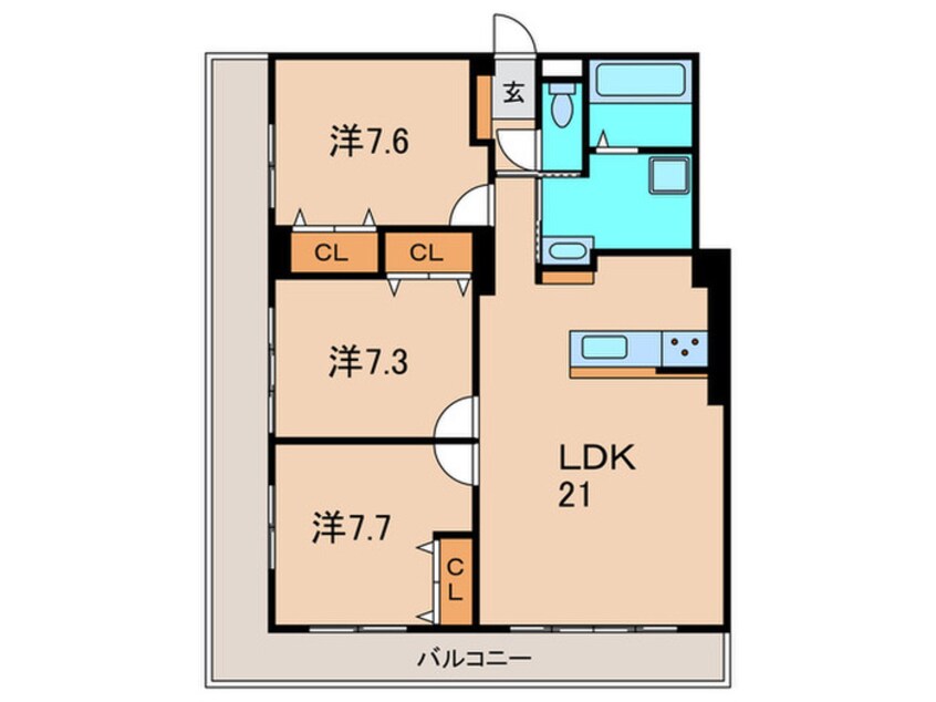 間取図 グランヴィラ－ジュ長寿ガ丘
