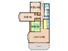 グッズインアシヤ 3LDKの間取り