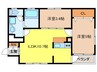 KTIレジデンス池田栄町 2LDKの間取り