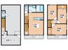 大東町一戸建て 3LDKの間取り