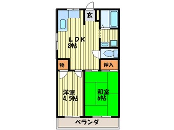 間取図 セイム三箇