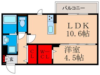 間取図 Porte du Bonheur