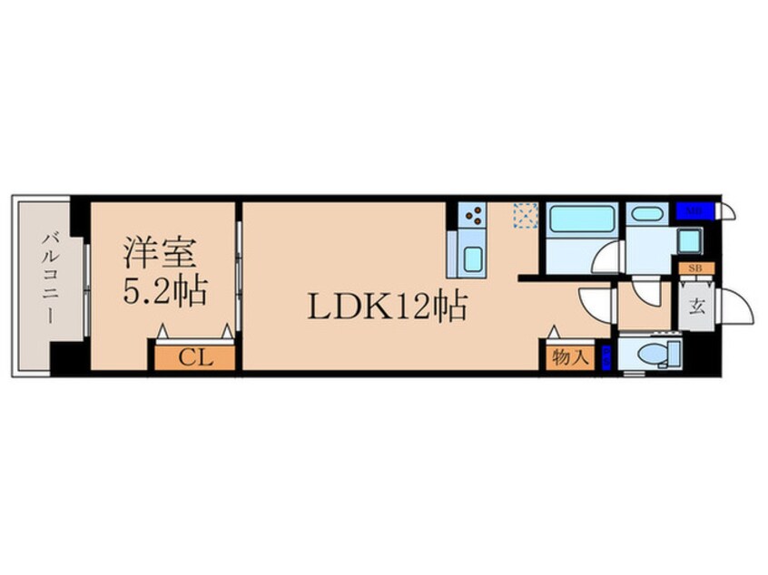 間取図 ベラジオ雅び京都三条通（901）