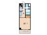 ＤｓＣｏｕｒｔ南新町 1Kの間取り