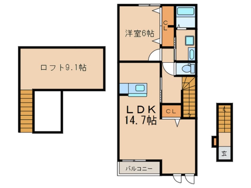 間取図 アン・フォレストⅡ