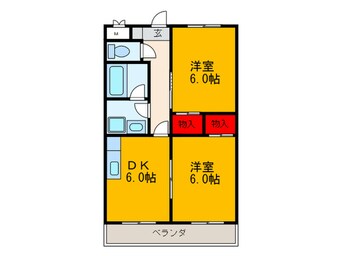 間取図 サンハイツ高井田