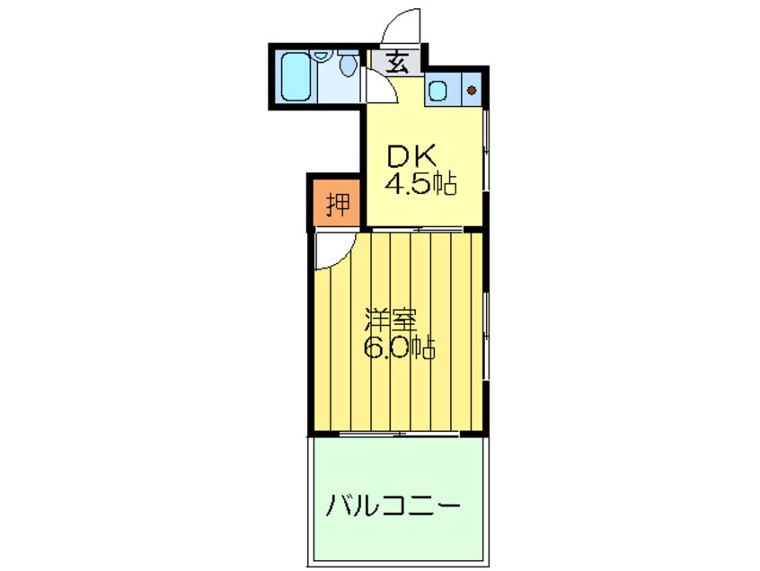 間取図 サンハイツ高井田