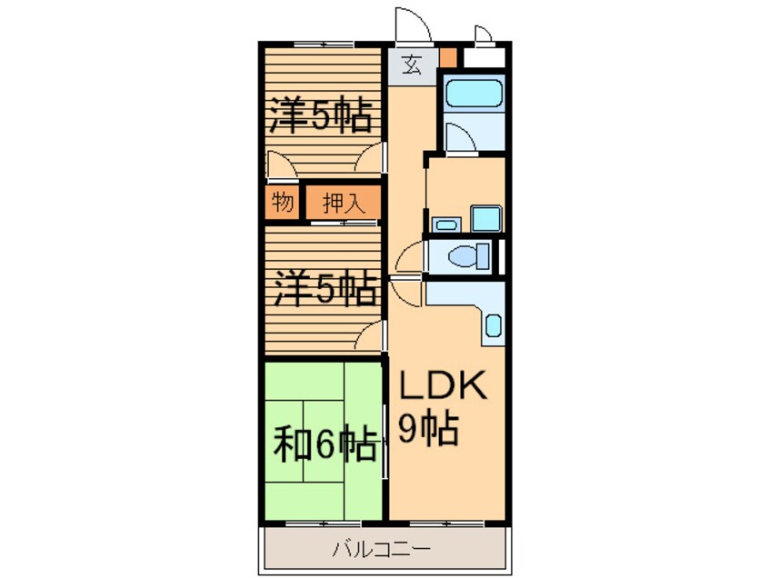 間取図 レジデンス清水ヶ丘