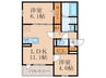 GRAMM佐野屋敷 2LDKの間取り
