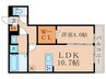 GRAMM佐野屋敷 1LDKの間取り
