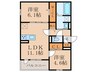 GRAMM佐野屋敷 2LDKの間取り