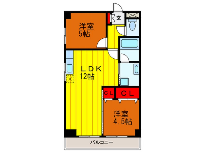 間取図 門真グランドハイツ