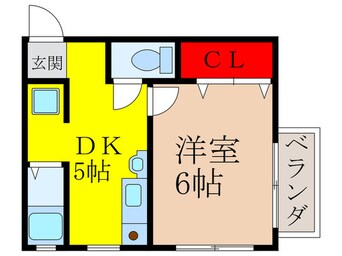 間取図 宮ノ下ハイツ