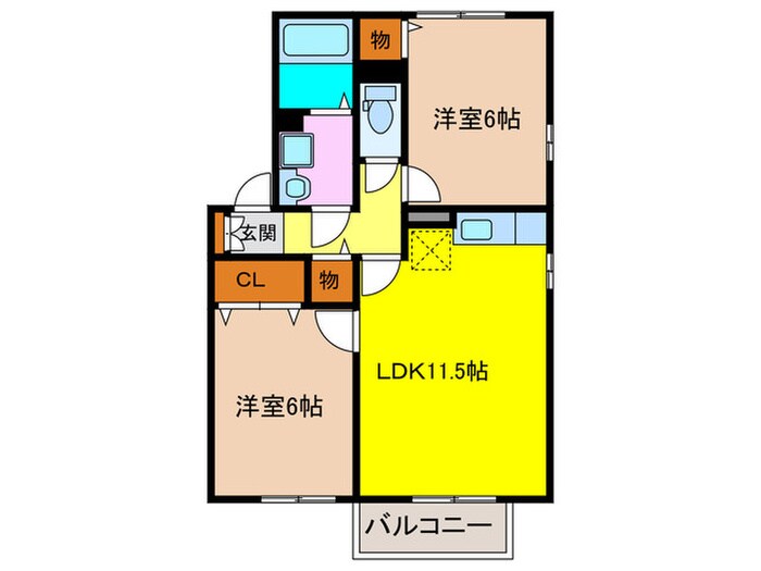 間取り図 バンブ－エ