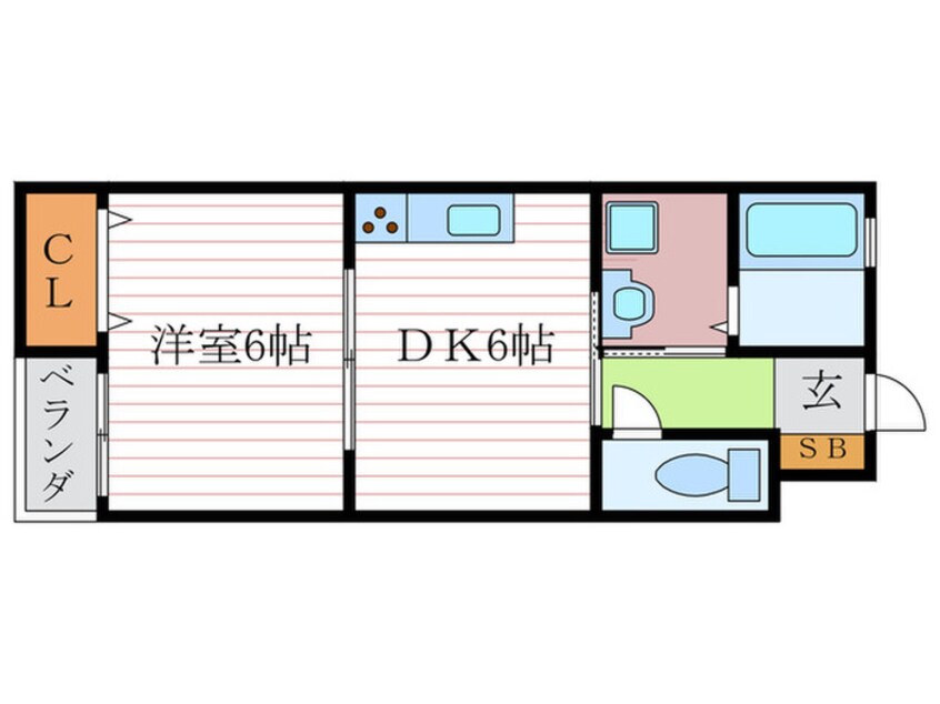 間取図 小倉ハイツ