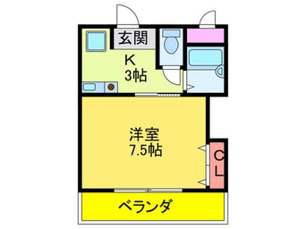 間取図 サンパレスコート