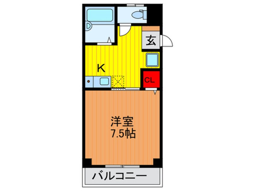 間取図 サンパレスコート