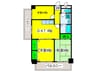 片岡マンション２ 3DKの間取り