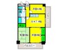 片岡マンション２ 3DKの間取り