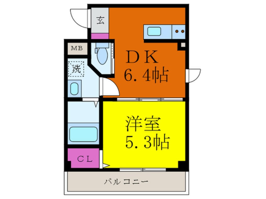 間取図 ラルーチェ千里丘