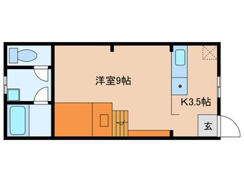 間取図 カキノウチアパートメント