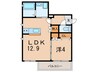 LOOP RESIDENCE 1LDKの間取り